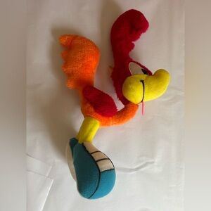Tiny Toon Vintage Warner Bros Little Beeper Roadrunner 1990 ACE Plush 12”